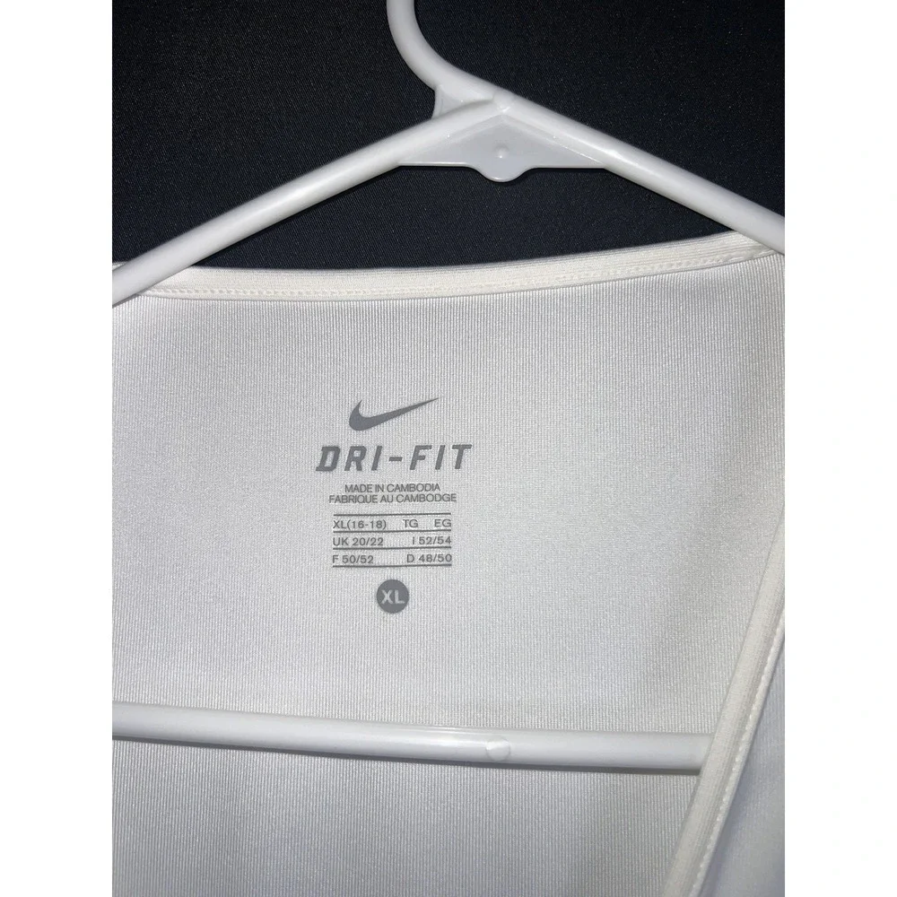 Nike Dri-Fit Womens Workout Gym Tank Top Size XL Logo Gym Activewear
